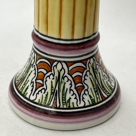 Coimbra Ceramics Hand-painted Decorative Candle Holder XVII Century Recreation # - Picture 4 of 14